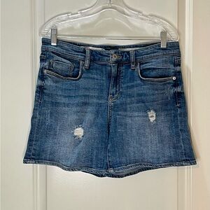 Pilcro Distressed Jean Shorts with Stretch Size 29